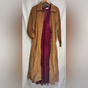 Le Chateau Brown Leather Jacket